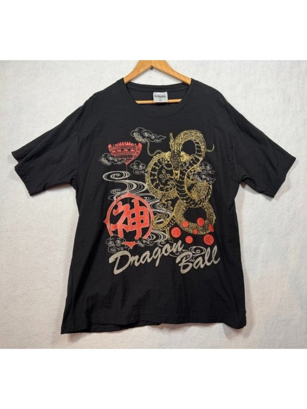 Dragonball Dragon Ball Z Shenron Graphic Tee Metallic T-Shirt Adult Size 3L 3XL